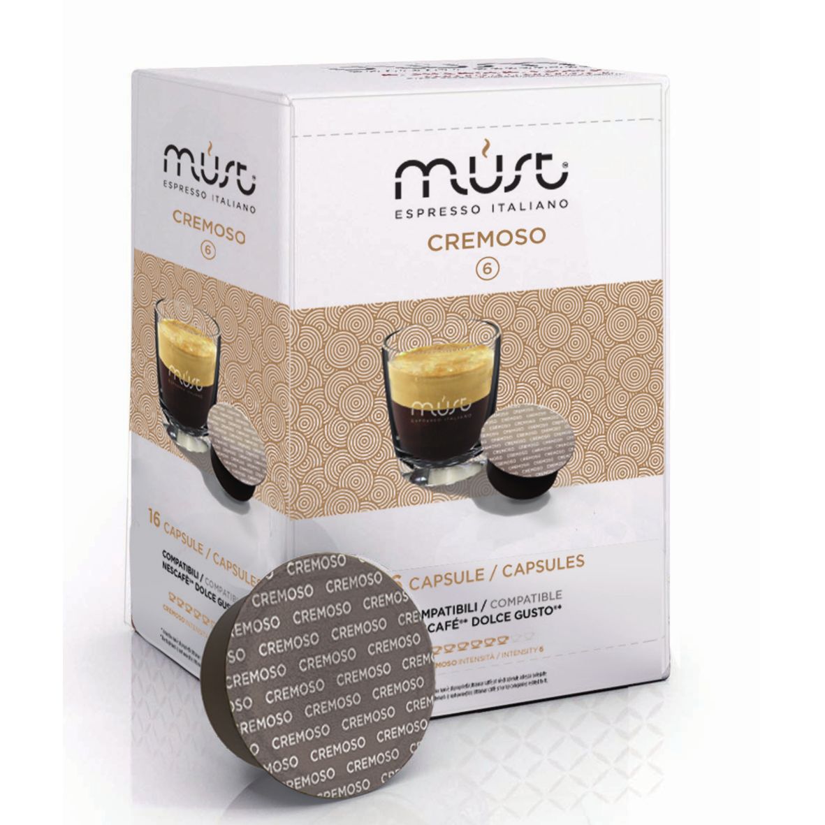 Капсулы для кофемашин Dolce Gusto - Must Cremoso (16 шт.)