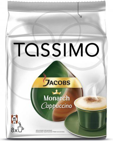 Кофе в капсулах Tassimo Jacobs Monarch Cappuccino (8 шт.)