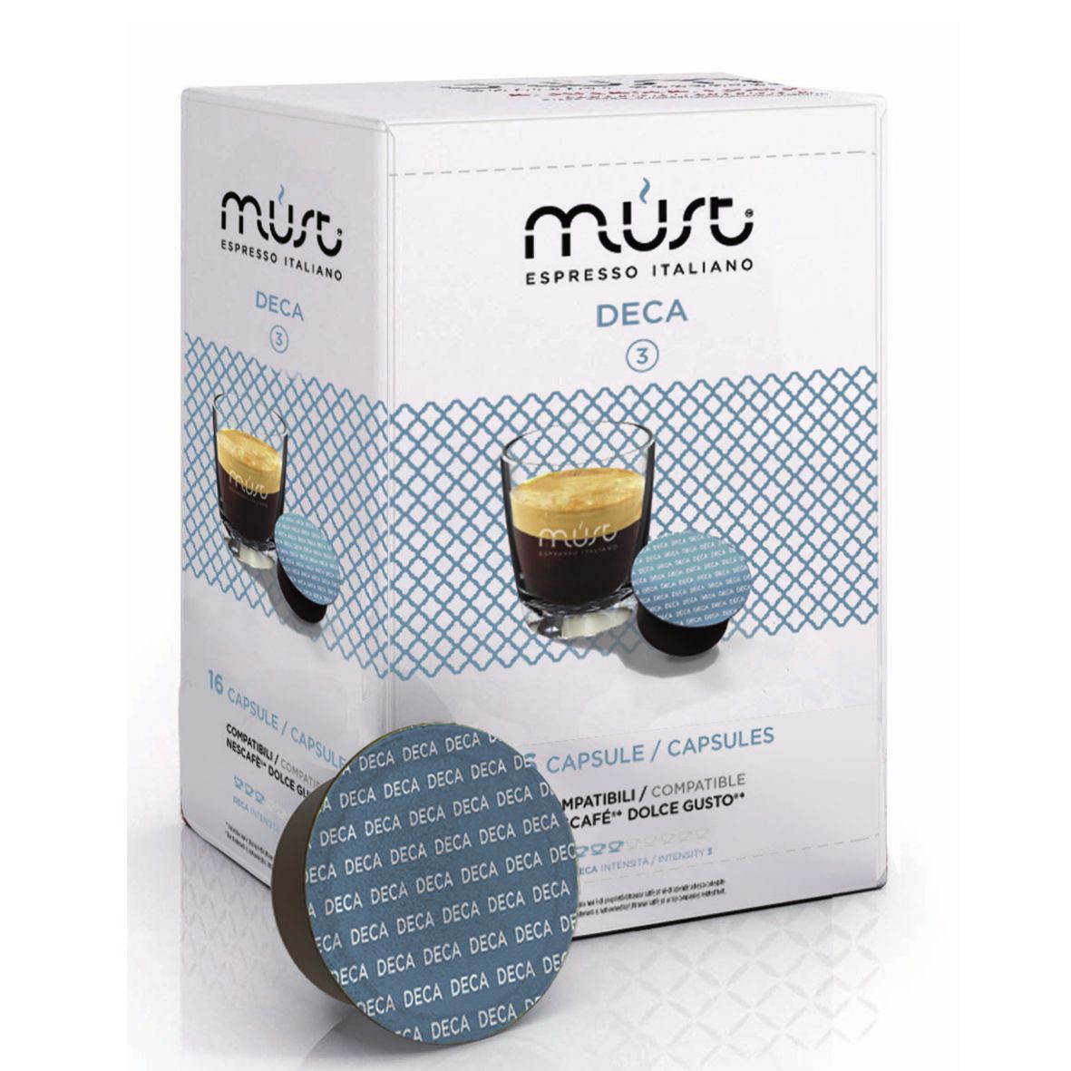 Капсулы для кофемашин Dolce Gusto - Must Deca (16 шт.)