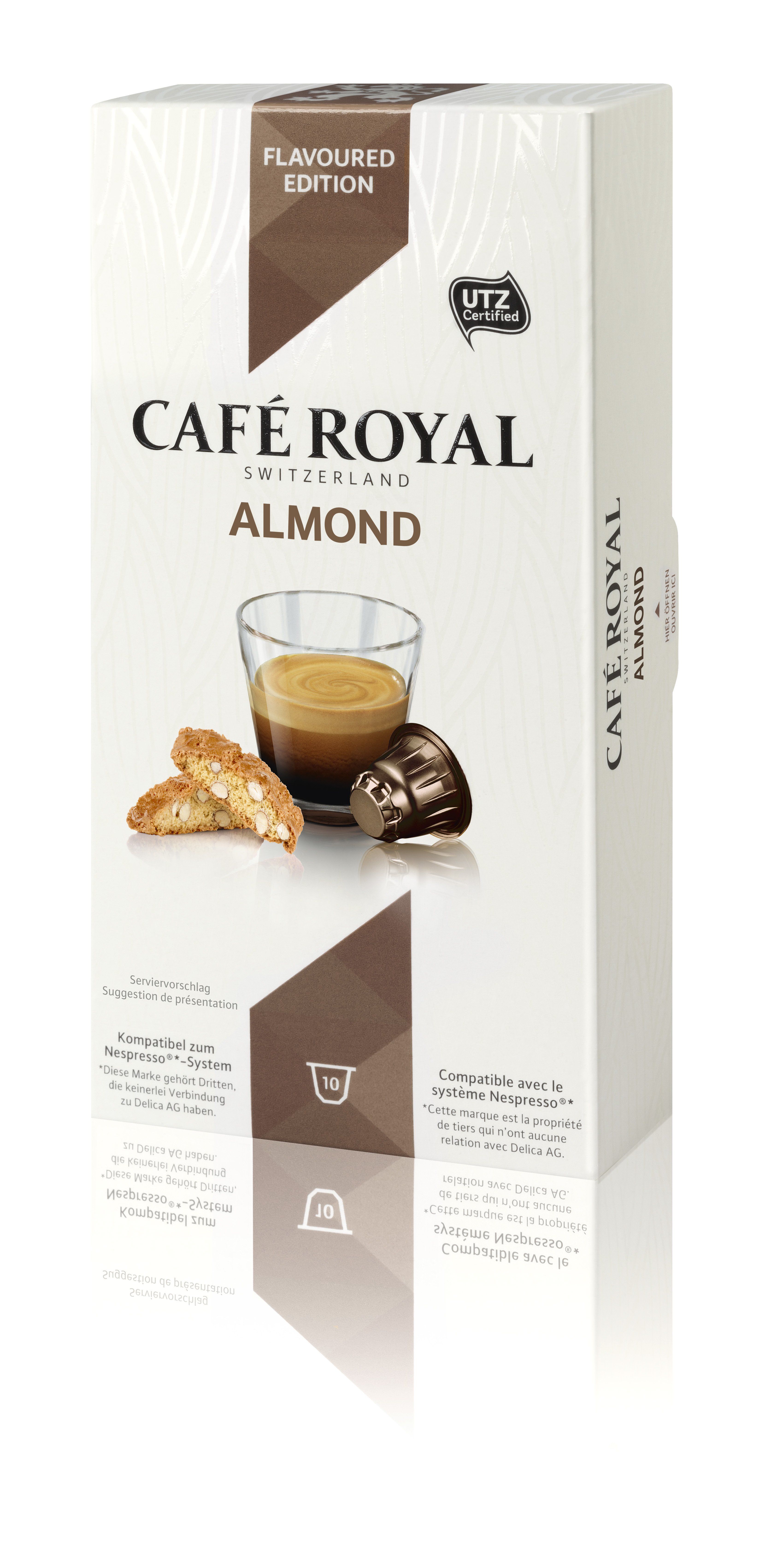 Капсулы для кофемашин Nespresso® Cafe Royal Almond (10 шт.)