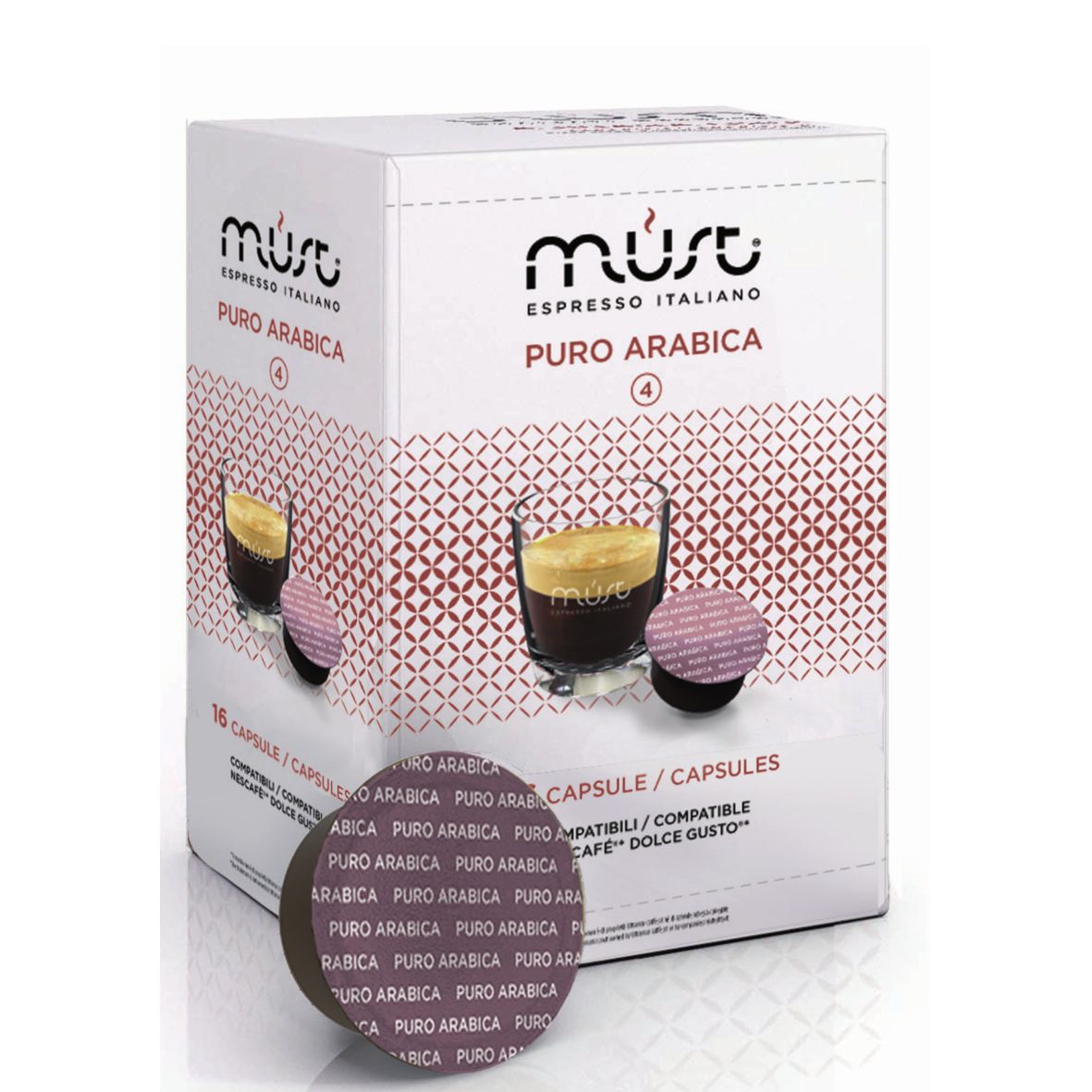 Капсулы для кофемашин Dolce Gusto - Must Puro Arabica (16 шт.)