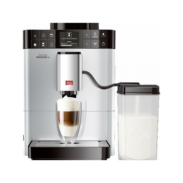 Автоматическая кофемашина Melitta Caffeo Passione OT F 531-101, серебристая