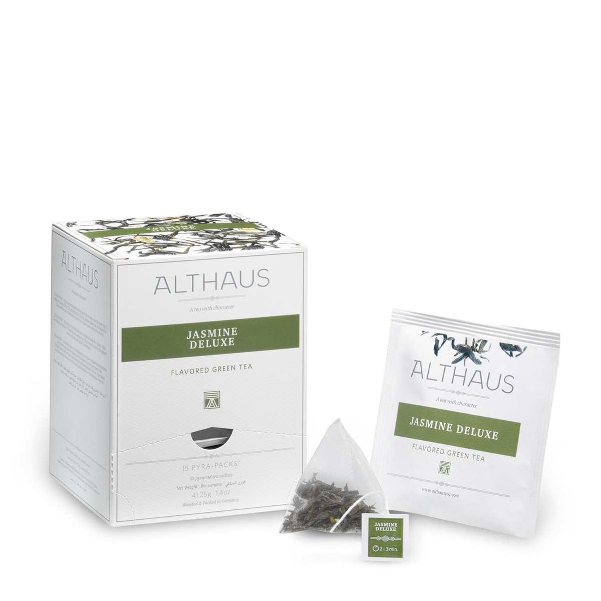 Чай зеленый Althaus Jasmine Deluxe, 15 пир.