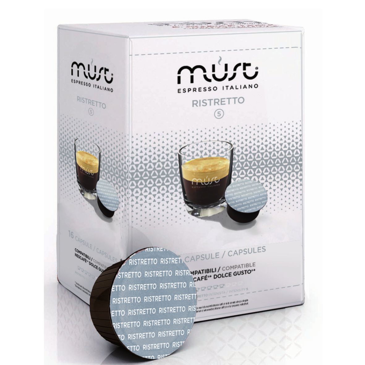 Капсулы для кофемашин Dolce Gusto - Must Ristretto (16 шт.)