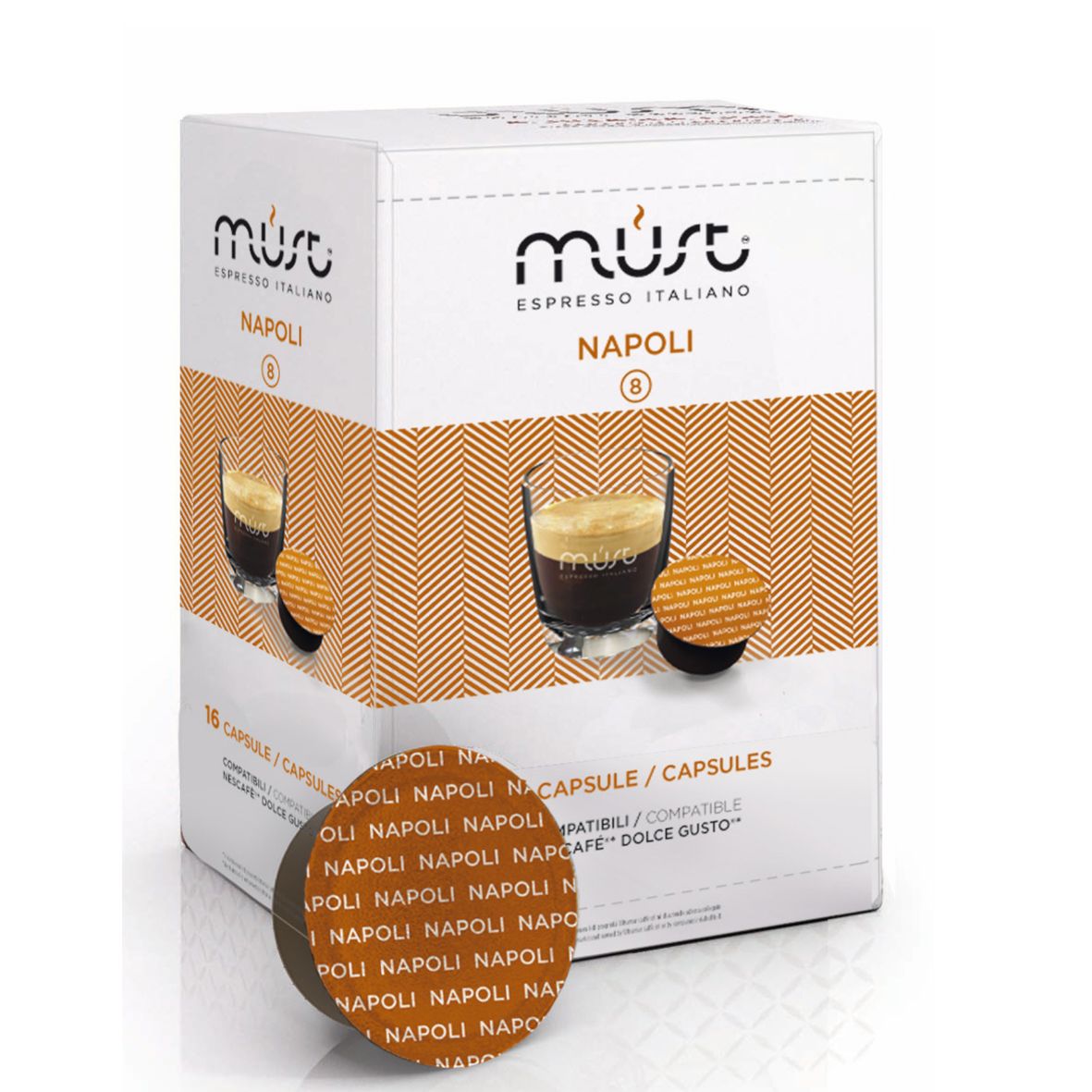 Капсулы для кофемашин Dolce Gusto - Must Napoli (16 шт.)