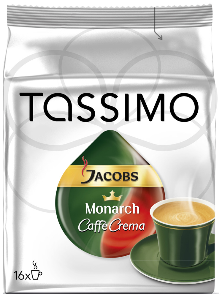 Кофе в капсулах Tassimo Jaсobs Monarch Caffe Crema (16 шт.)