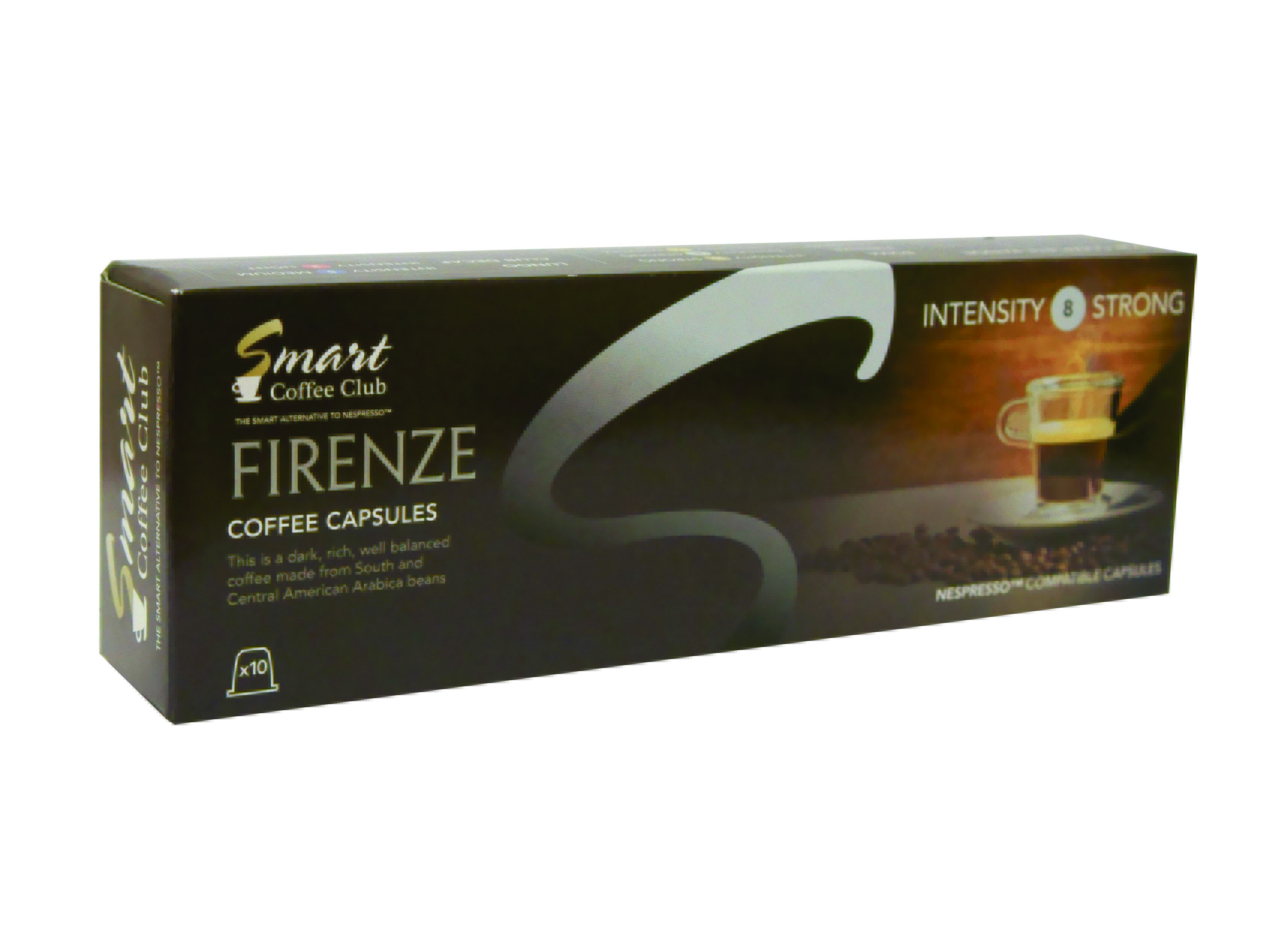 Капсулы для кофемашин Nespresso® Smart Coffee Club Firenze (10 шт.)