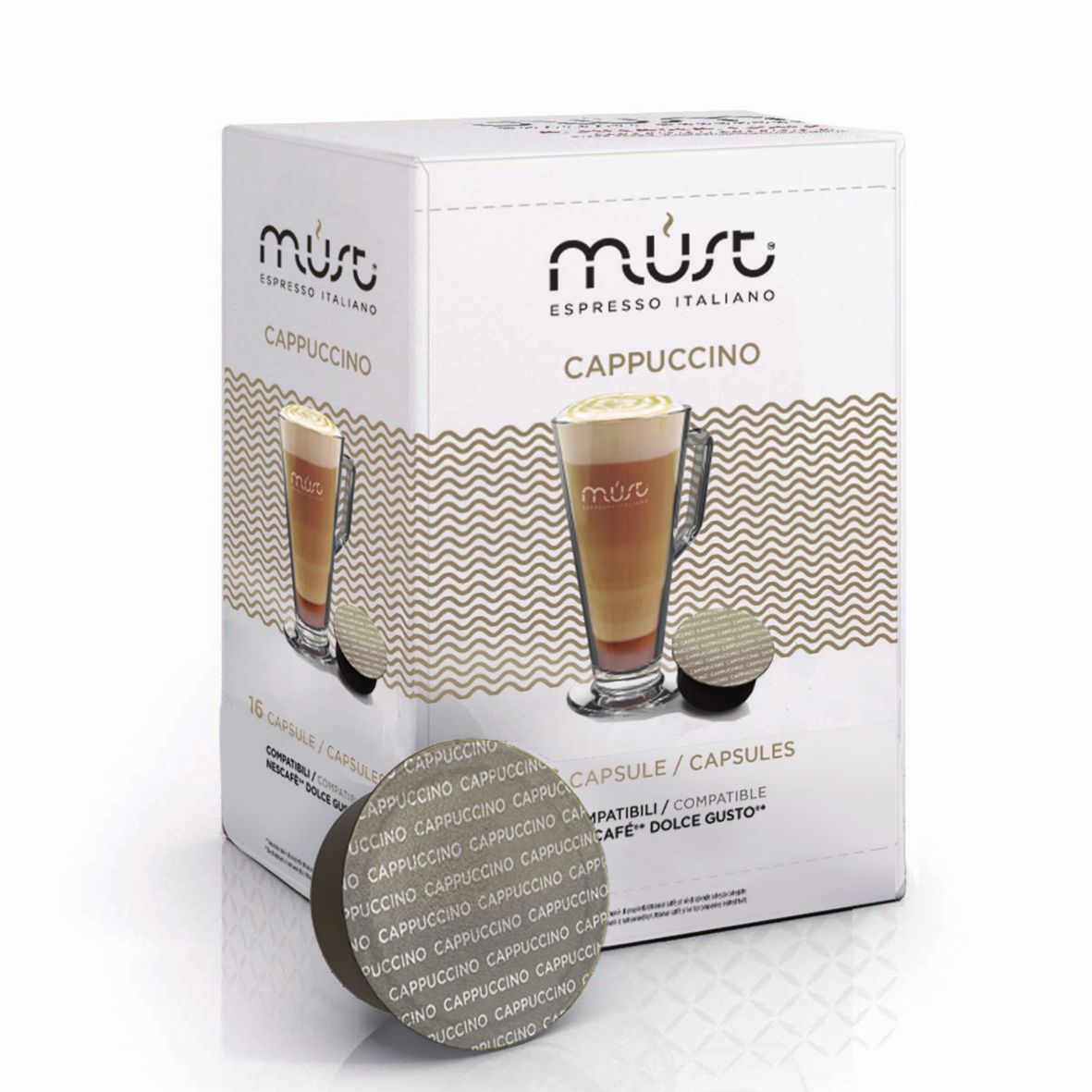 Капсулы для кофемашин Dolce Gusto - Must Cappucino (16 шт.)