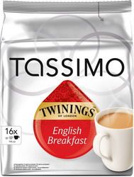 Tassimo TWININGS Английский завтрак чай, (16 шт.)