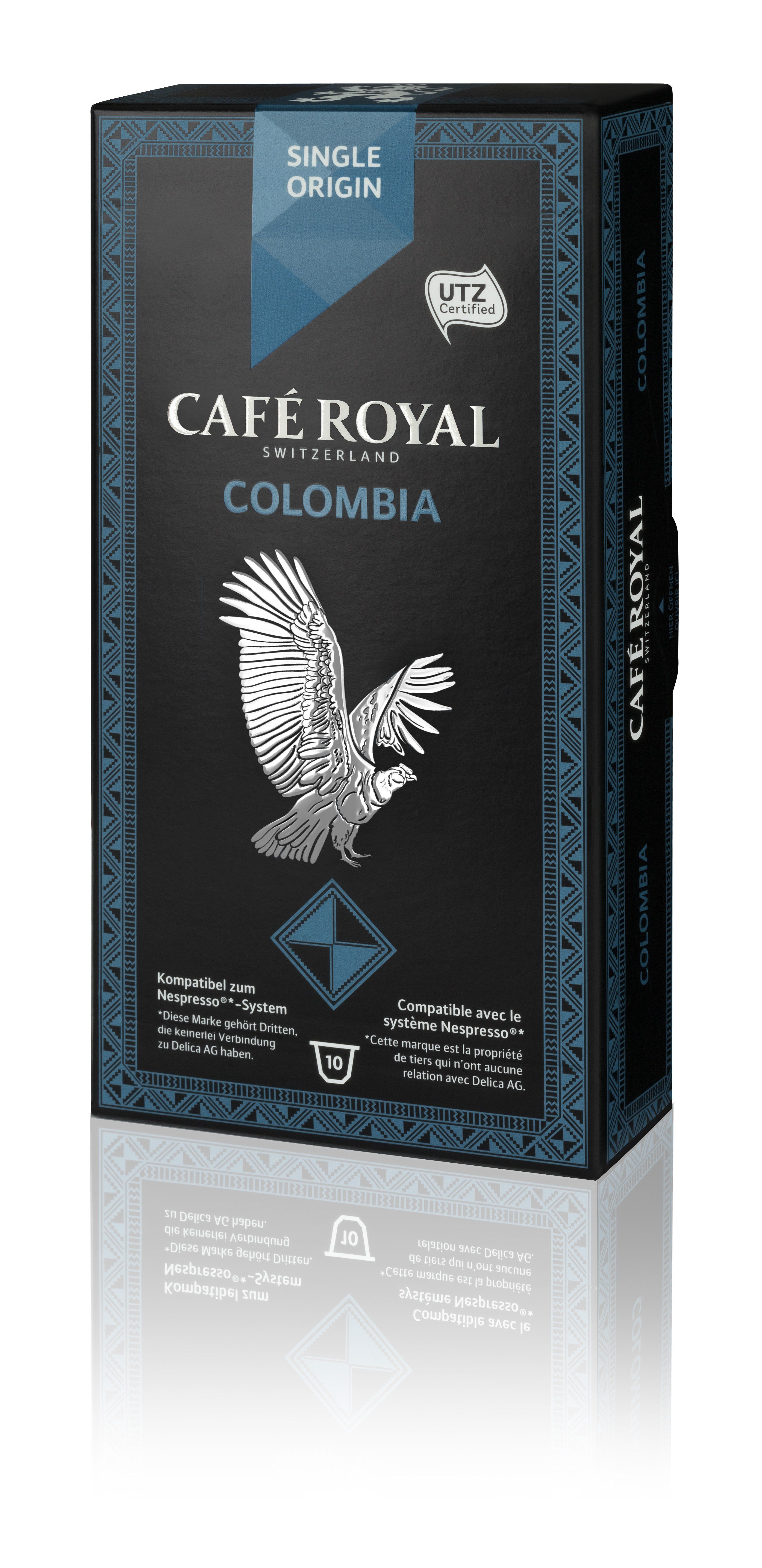 Капсулы для кофемашин Nespresso® Cafe Royal Colombia (10 шт.)