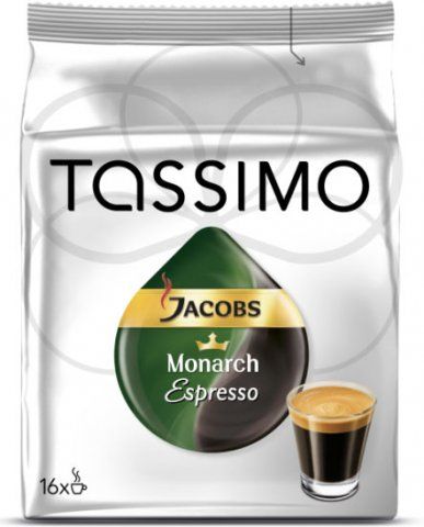 Кофе в капсулах Tassimo Jacobs Monarch Espresso (16 шт.)