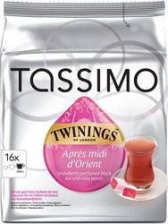Tassimo TWININGS Черный чай с клубникой, (16 шт.)