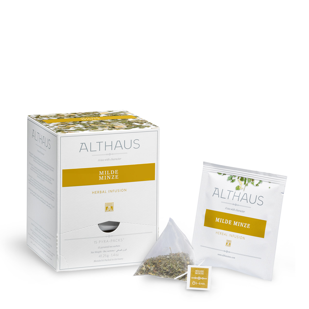 Чай травяной Althaus Milde Minze, 15 пир.