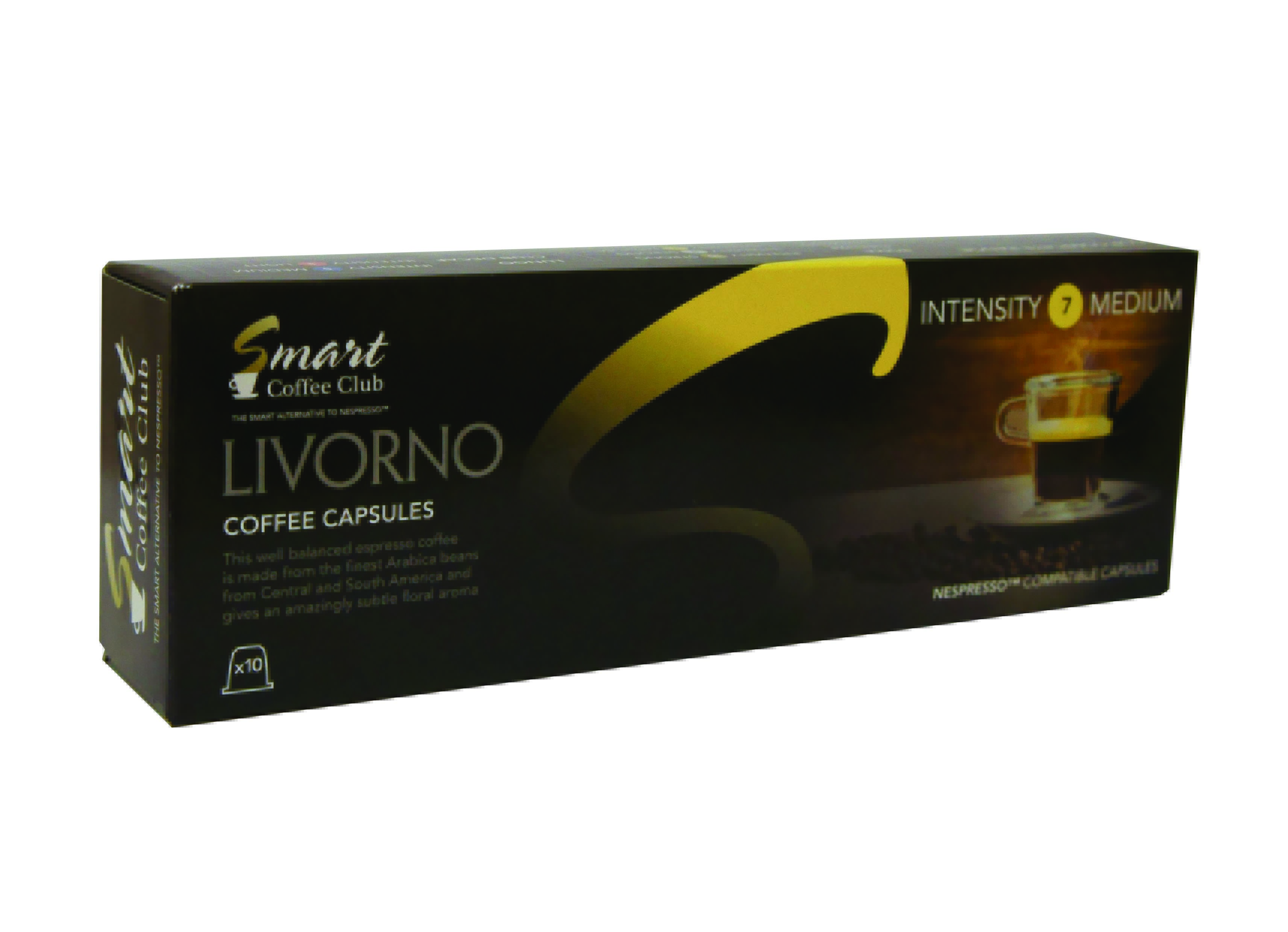 Капсулы для кофемашин Nespresso® Smart Coffee Club Livorno (10 шт.)