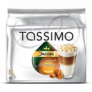 Кофе в капсулах Tassimo Jacobs Caramel Macchiato (8 шт.)