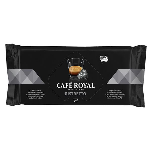 Капсулы для кофемашин Nespresso® Cafe Royal Ristretto (10 шт.)