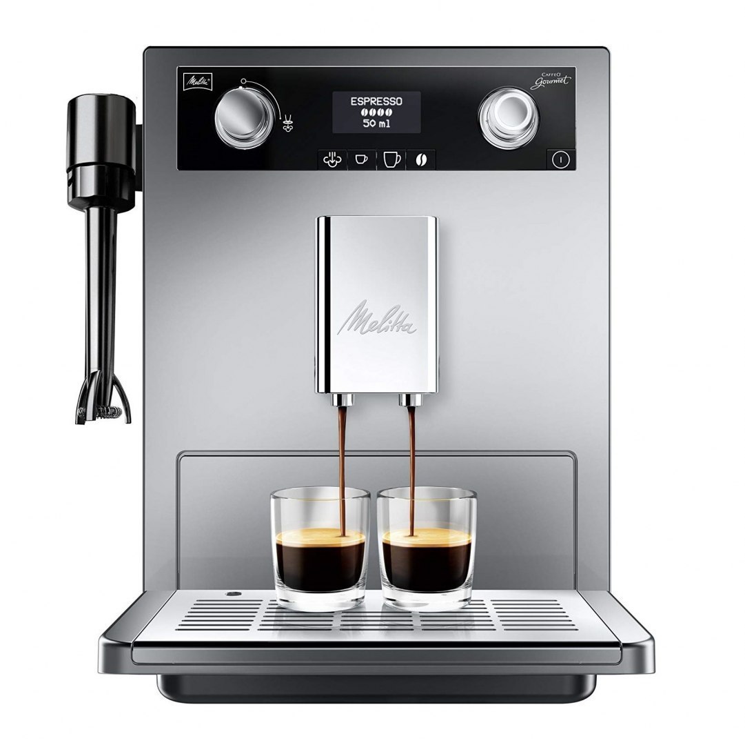 Автоматическая кофемашина Melitta Caffeo Gourmet Е 965-101, серебристая