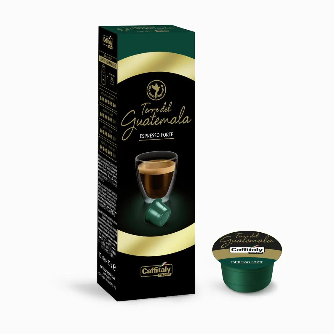 Капсулы для кофемашин Caffitaly System - Premium Terre Del Guatemala (10 шт.)