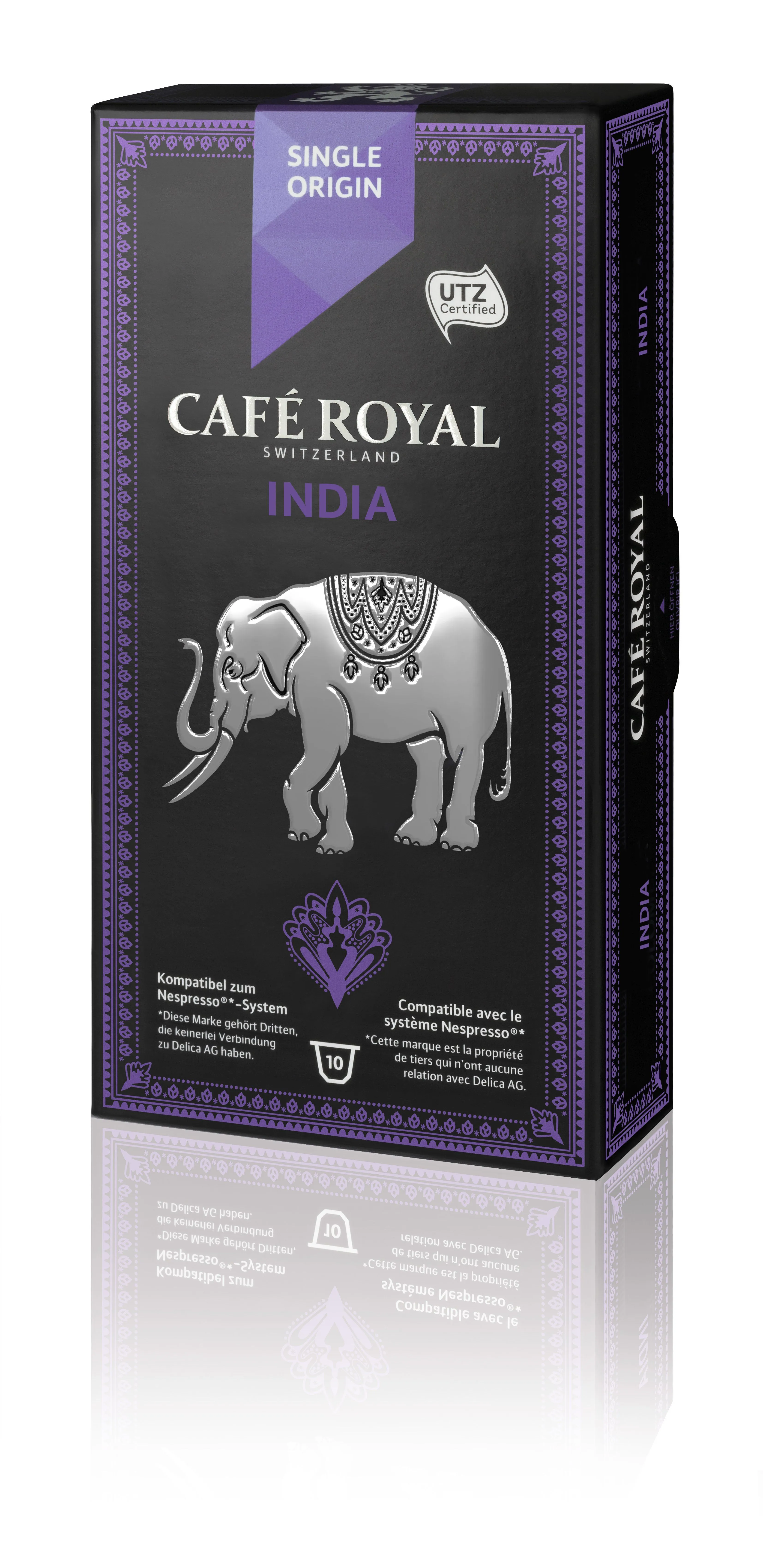 Капсулы для кофемашин Nespresso® Cafe Royal India (10 шт.)