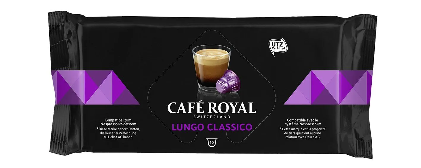 Капсулы для кофемашин Nespresso® Cafe Royal Lungo Classico (10 шт.)