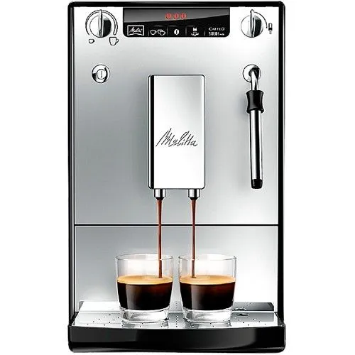 Автоматическая кофемашина Melitta Caffeo Solo & Milk E 953-102, серебристо-черная